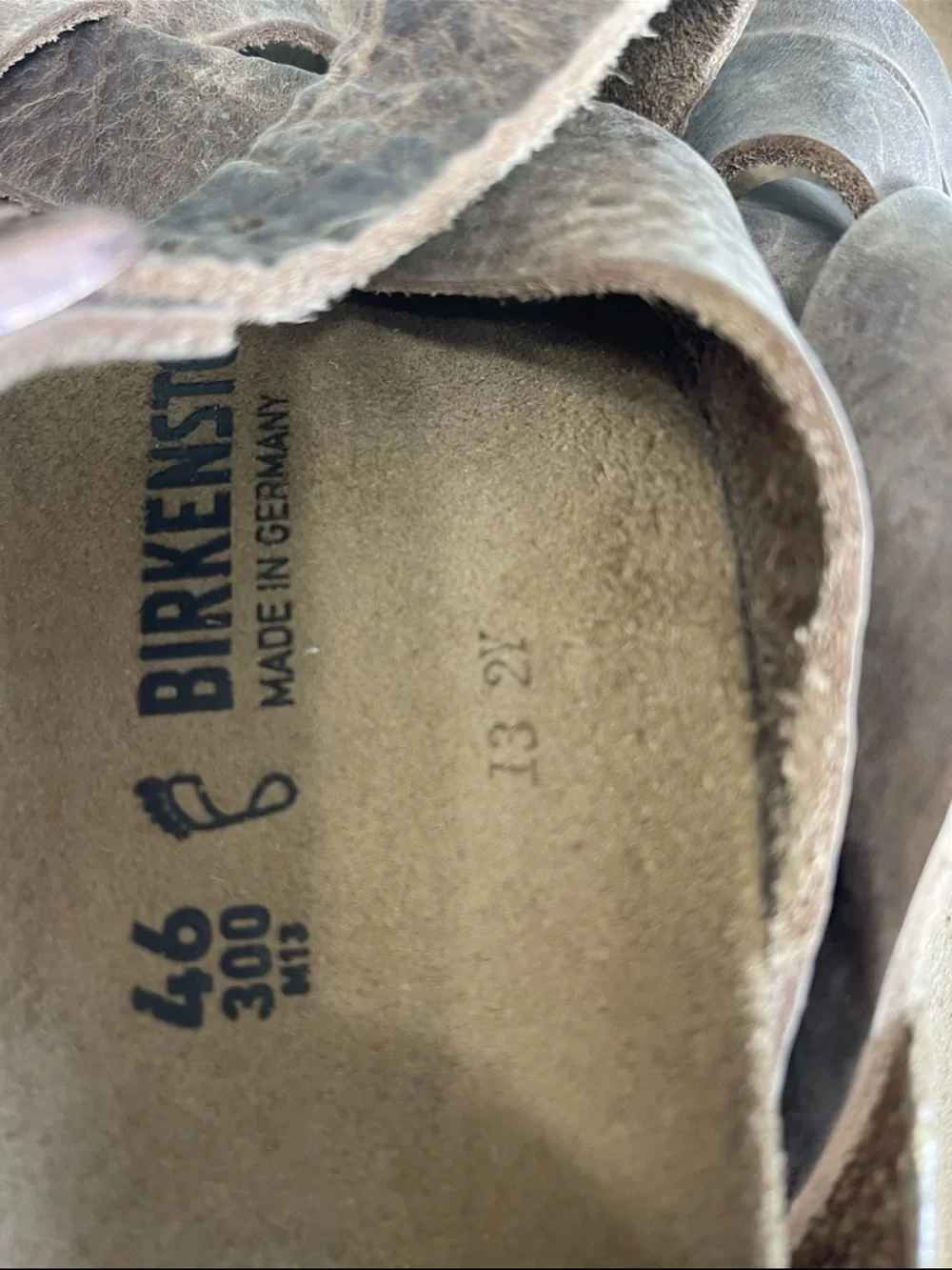 Birkenstock buckle contoured straps